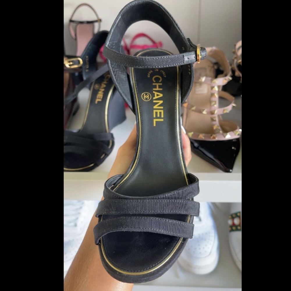 Authentic Chanel wedges
